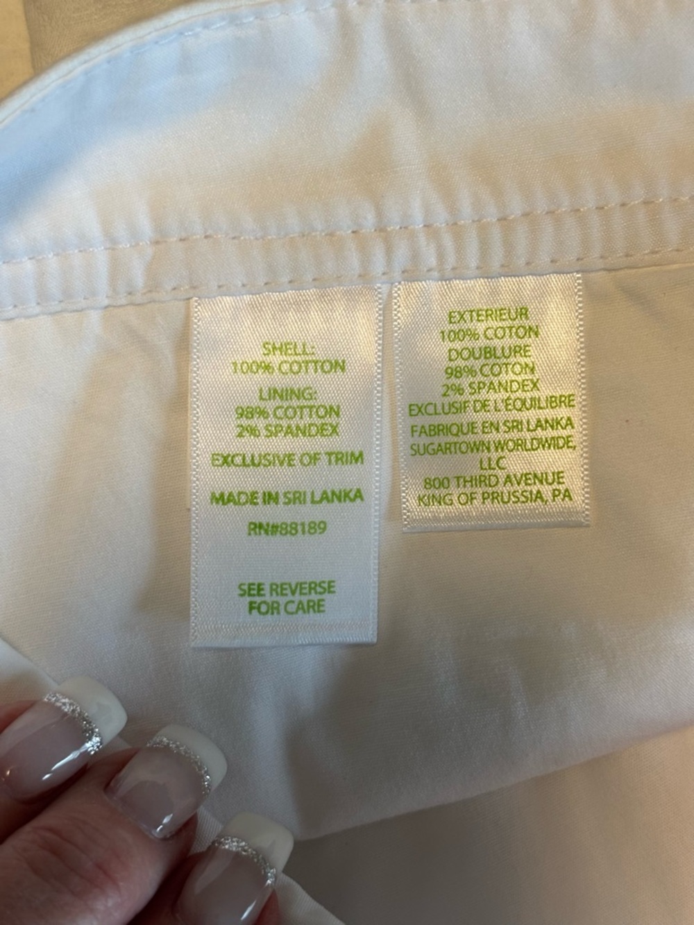 Lilly Pulitzer White Collette Skort~10 - Picture 9 of 10